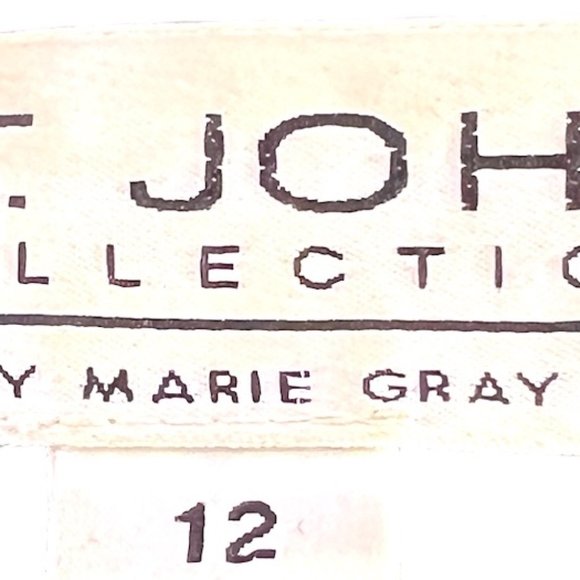 ST JOHN COLLECTION by MARIE GRAY navy Suit size 12 - Picture 5 of 5